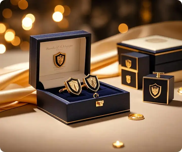 Personalized Cufflinks with Packaging