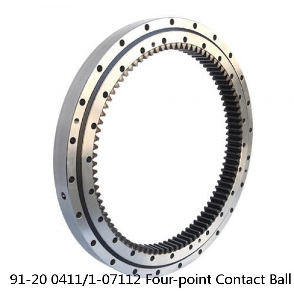 91-20 0411/1-07112 Four-point Contact Ball Slewing Bearing With External Gear