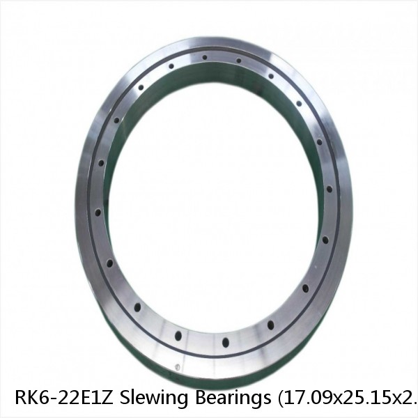 RK6-22E1Z Slewing Bearings (17.09x25.15x2.205inch) With External Gear