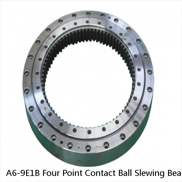 A6-9E1B Four Point Contact Ball Slewing Bearing With External Gears