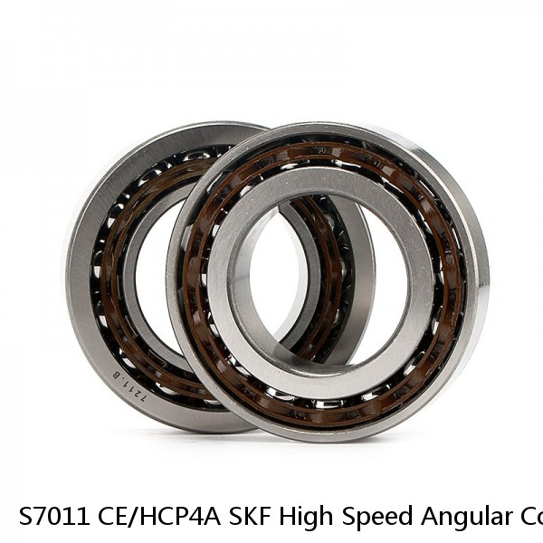 S7011 CE/HCP4A SKF High Speed Angular Contact Ball Bearings #1 small image