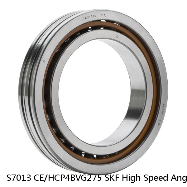 S7013 CE/HCP4BVG275 SKF High Speed Angular Contact Ball Bearings #1 small image