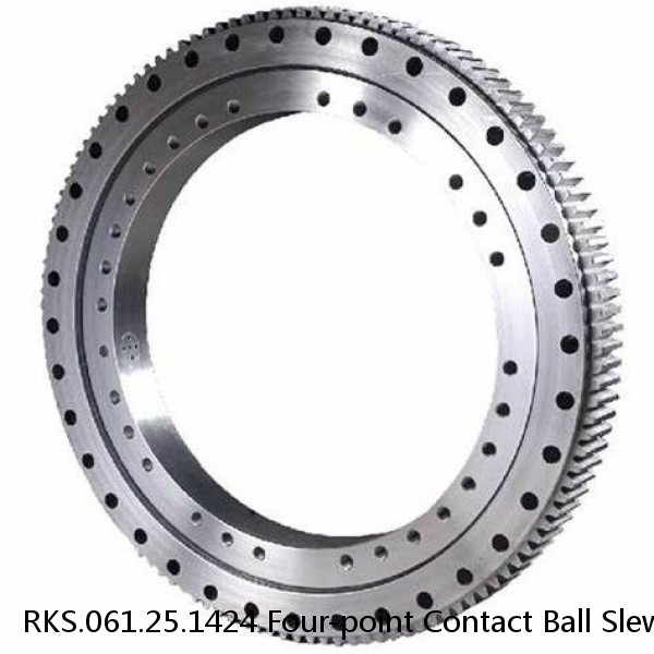 RKS.061.25.1424 Four-point Contact Ball Slewing Bearing Price #1 small image