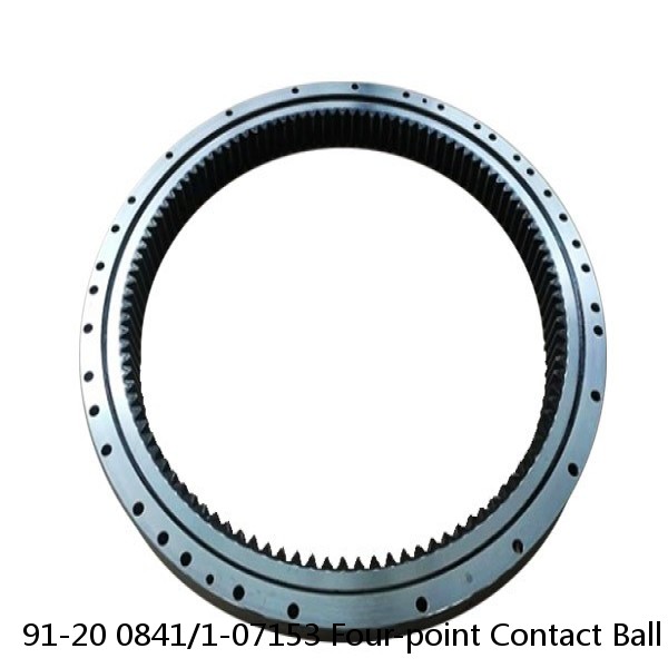 91-20 0841/1-07153 Four-point Contact Ball Slewing Bearing With External Gear