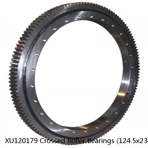XU120179 Crossed Roller Bearings (124.5x234x35mm) Slewing Ring #1 small image