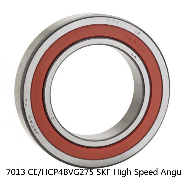 7013 CE/HCP4BVG275 SKF High Speed Angular Contact Ball Bearings #1 image