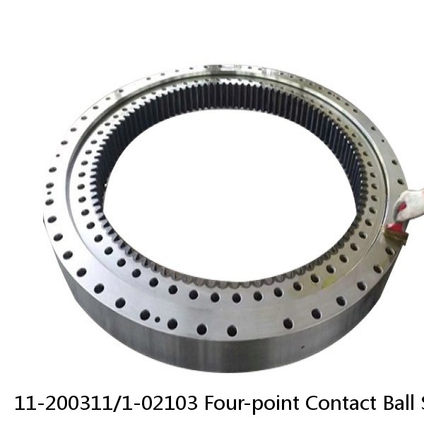 11-200311/1-02103 Four-point Contact Ball Slewing Bearing With External Gear #1 image