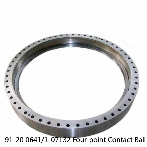 91-20 0641/1-07132 Four-point Contact Ball Slewing Bearing With External Gear #1 image