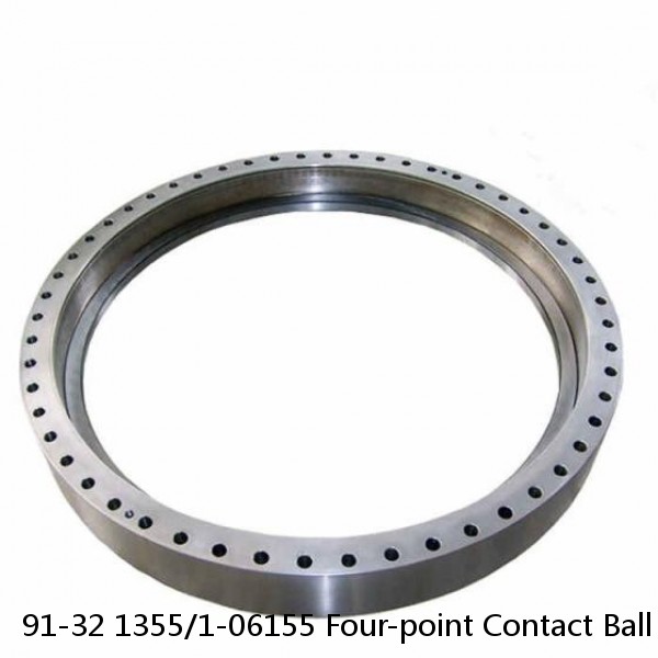 91-32 1355/1-06155 Four-point Contact Ball Slewing Bearing With External Gear #1 image