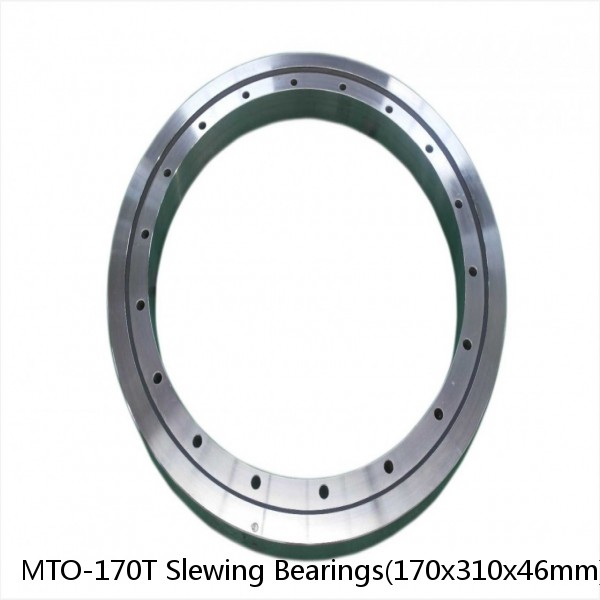 MTO-170T Slewing Bearings(170x310x46mm) (6.693x12.205x1.811inch) Without Gear #1 image